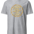 FLOWER GIRL SPREADING JOY TODAY | Charming Wedding T-Shirt - accurate print preview