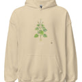 Lemon Balm Botanical Art Hoodie | Vintage Elegance for Nature Lovers - accurate print preview