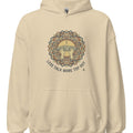 LESS TALK MORE TOP OUT | Funny Rock Climbing Hoodie - accurate print preview