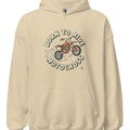 BORN TO RIDE MOTOCROSS | Cozy Hoodie for Riders - accurate print preview