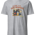 WELCOME TO MY HOME BREWHOUSE | Craft Brewing T-Shirt - accurate print preview