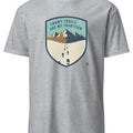 SNOWY TRAILS ARE MY TRADITION | T-shirt for Nature Lovers - accurate print preview