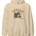 WELCOME TO MY HOME BREWHOUSE | Cozy Hoodie for Beer Lovers - accurate print preview