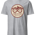 RIDING PARTNERS ON EVERY MILE | Funny Biker Couple T-shirt - accurate print preview