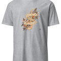 JAZZ SOUL RUNS THROUGH ME | Cool Saxophone T-shirt - accurate print preview