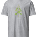 Lemon Balm Botanical Art T-Shirt | Vintage Herb Illustration - accurate print preview