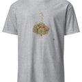 Sempervivum Botanical Art T-Shirt | Vintage Elegance in Nature - accurate print preview