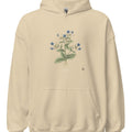 Borage Botanical Art Hoodie | Vintage Herb Illustration - accurate print preview