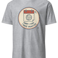 Volleyball practice excuse design for dedicated players, funny everyday sports graphic for school, club, and league - accurate print preview