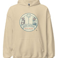 QUIET OUTSIDE WILD INSIDE | Cozy Tattoo Lover Hoodie - accurate print preview