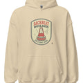 BACKBEAT BUILDER ON EVERY SONG | Funny Hoodie for Drummers - accurate print preview