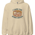 I CAME FOR HYGGE SNACKS | Cozy Scandinavian Hoodie - accurate print preview