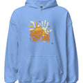 CLIMBER SEEKING THE NEXT SEND | Cozy Hoodie for Rock Climbers - accurate print preview