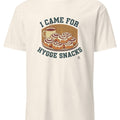 I CAME FOR HYGGE SNACKS | Cozy Scandinavian T-Shirt - accurate print preview