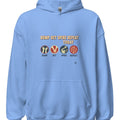 BUMP SET SPIKE REPEAT TODAY | Fun Volleyball Hoodie - accurate print preview