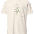 Yarrow Botanical Art T-Shirt | Embrace Nature's Beauty - accurate print preview