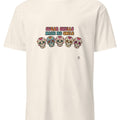 SUGAR SKULLS MAKE ME SMILE | Fun Day Of The Dead T-shirt - accurate print preview