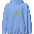 Lemon Balm Botanical Art Hoodie | Vintage Elegance for Nature Lovers - accurate print preview