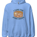 I CAME FOR HYGGE SNACKS | Cozy Scandinavian Hoodie - accurate print preview