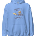 EVERY FALL TEACHES ME FLIGHT | BMX Hoodie for Enthusiasts - accurate print preview