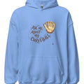 ASK ME ABOUT MY CURVEBALL | Fun Baseball Hoodie - accurate print preview