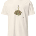 Sempervivum Botanical Art T-Shirt | Vintage Elegance in Nature - accurate print preview