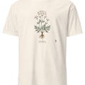 Valerian Botanical Art T-Shirt | Vintage Illustration of Valeriana Officinalis - accurate print preview