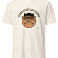 RAISED ON DIRT AND DUGOUTS | Softball T-Shirt for Players - accurate print preview