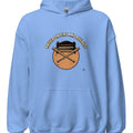 RAISED ON DIRT AND DUGOUTS | Cozy Softball Hoodie - accurate print preview