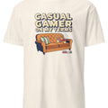 CASUAL GAMER ON MY TERMS | Funny T-shirt for Casual Gamers - accurate print preview
