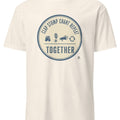 Cheerleading Clap Stomp Chant Repeat Together design for squads, pep rallies, and synchronized team spirit - accurate print preview