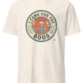 I CAME FOR THE BOOS | Funny Skeleton Humor T-shirt - accurate print preview