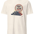 WALK THE STAGE OWN IT | Cap & Gown Graduation T-Shirt - accurate print preview