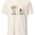 PEOPLE TALK CATS LISTEN | Funny Cat Lover T-Shirt - accurate print preview