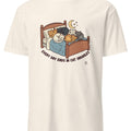 EVERY DAY ENDS IN CAT SNUGGLES | Funny Cat Lover T-Shirt - accurate print preview