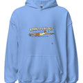 BORN TO LAY OUT | Ultimate Frisbee Hoodie for Players - accurate print preview
