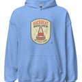 BACKBEAT BUILDER ON EVERY SONG | Funny Hoodie for Drummers - accurate print preview