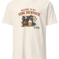 WELCOME TO MY HOME BREWHOUSE | Craft Brewing T-Shirt - accurate print preview