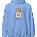 DRUMMER BY HEART AND HABIT | Cozy Hoodie for Drummers - accurate print preview