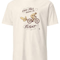 EVERY FALL TEACHES ME FLIGHT | BMX Sports T-Shirt - accurate print preview