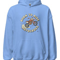 BORN TO RIDE MOTOCROSS | Cozy Hoodie for Riders - accurate print preview