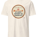 IF LOST RETURN TO CHAIRLIFT | Funny Skiing T-Shirt - accurate print preview