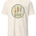 LEFT THE SUIT KEPT THE WIT | Funny Corporate Escapee T-shirt - accurate print preview