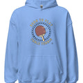 BORN TO PLAY TABLE TENNIS | Fun Table Tennis Hoodie - accurate print preview