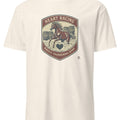 HEART RACING HOOVES THUNDERING HOME | Fun Barrel Racer T-Shirt - accurate print preview