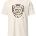 I TRAIN JUDO WITH PURPOSE | Funny Judo T-Shirt - accurate print preview