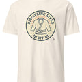 DISCIPLINE LIVES IN MY GI | Karate T-Shirt for Martial Artists - accurate print preview