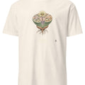 Lithops Botanical Art T-Shirt | Vintage Succulent Illustration - accurate print preview