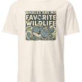 WHALES ARE MY FAVORITE WILDLIFE | T-Shirt for Whale Lovers - accurate print preview