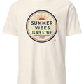 SUMMER VIBES IS MY STYLE | Fun Summer T-Shirt - accurate print preview